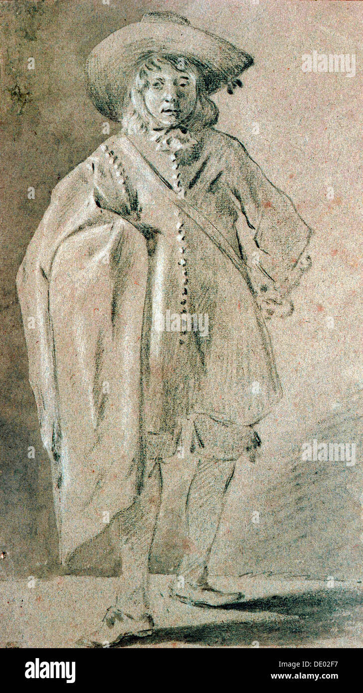 'SELF-portrait", 1699s. Artista: Mosè ter Borch Foto Stock