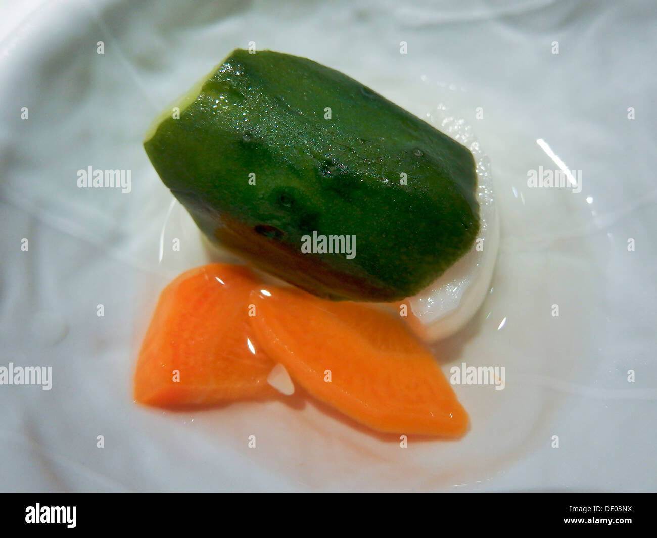 Pickle con insalata di cetrioli e carote Foto Stock