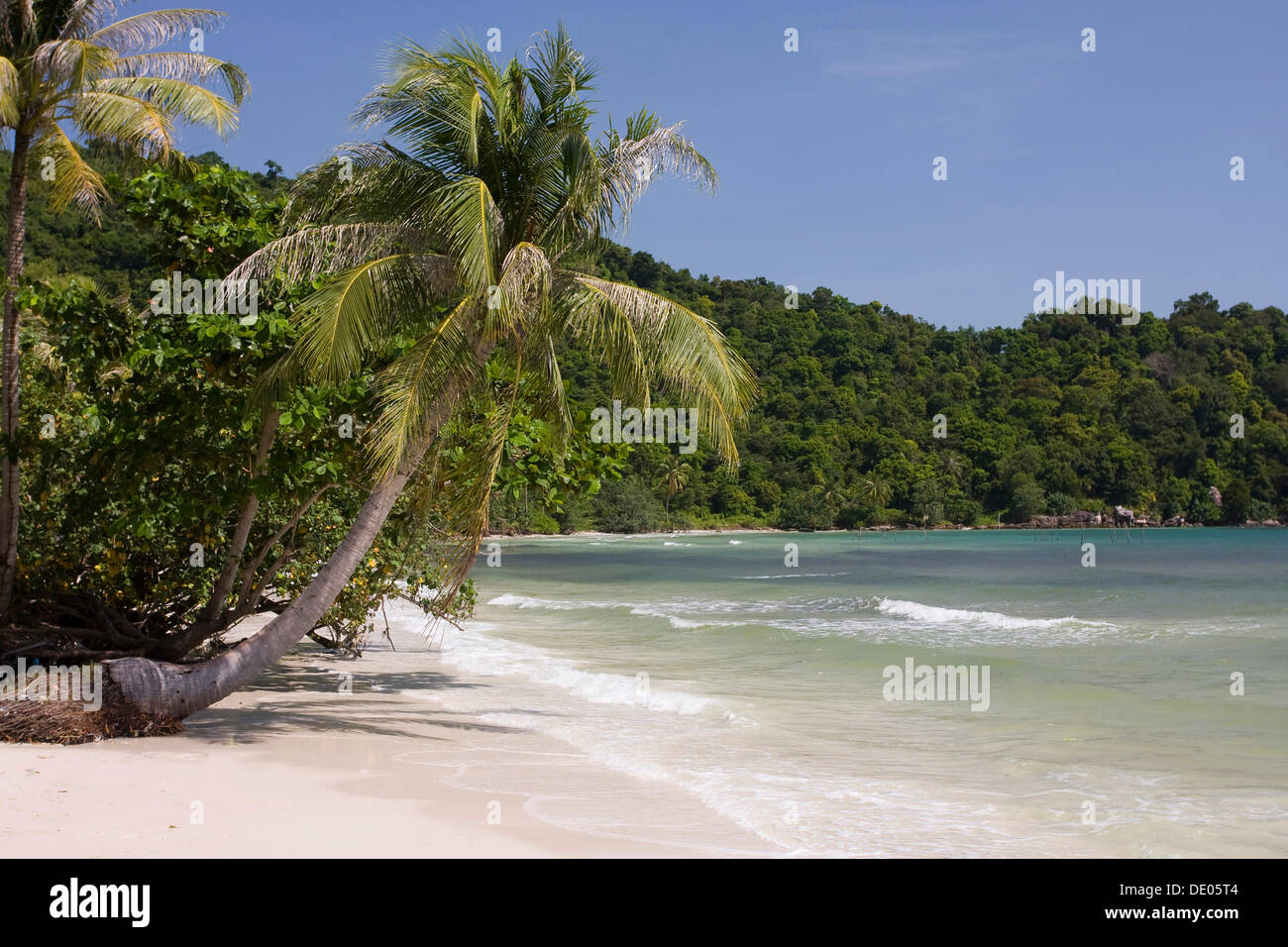 Bai Sao Beach, Pacific Beach nel sud dell'isola di Phu Quoc, Vietnam, Asia sud-orientale, Asia Foto Stock