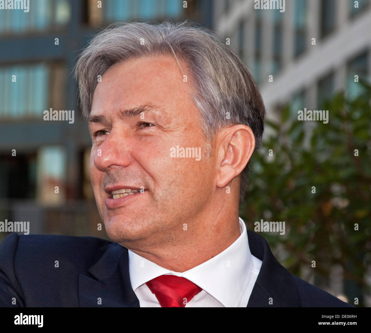 Klaus Wowereit, SPD, il Partito socialdemocratico tedesco, sindaco di Berlino, capitale della Germania, Europa Foto Stock