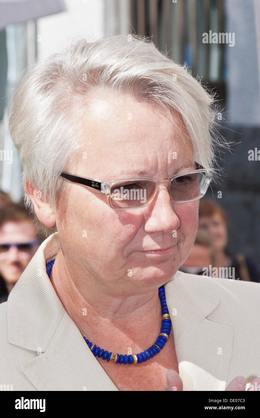 Annette Schavan, CDU, Ministro federale dell'istruzione e della Ricerca Foto Stock