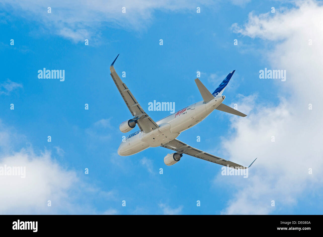 Airbus 320, ILA Berlin Air Show 2012, Berlin Expo Centre Airport, Brandenburg Foto Stock