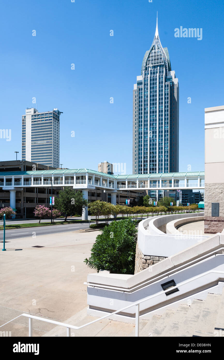 Battaglia RSA casa torre in downtown Mobile è il più alto edificio in Alabama Foto Stock