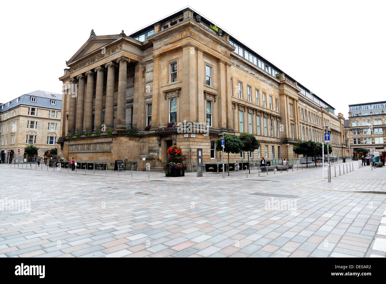 Merchant City, Glasgow, ex edificio Sherriff Court su Wilson Street, Scozia, Regno Unito Foto Stock