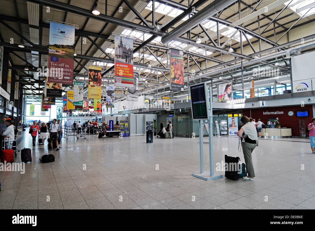 Weeze aeroporto, regione del Basso Reno, Renania settentrionale-Vestfalia Foto Stock