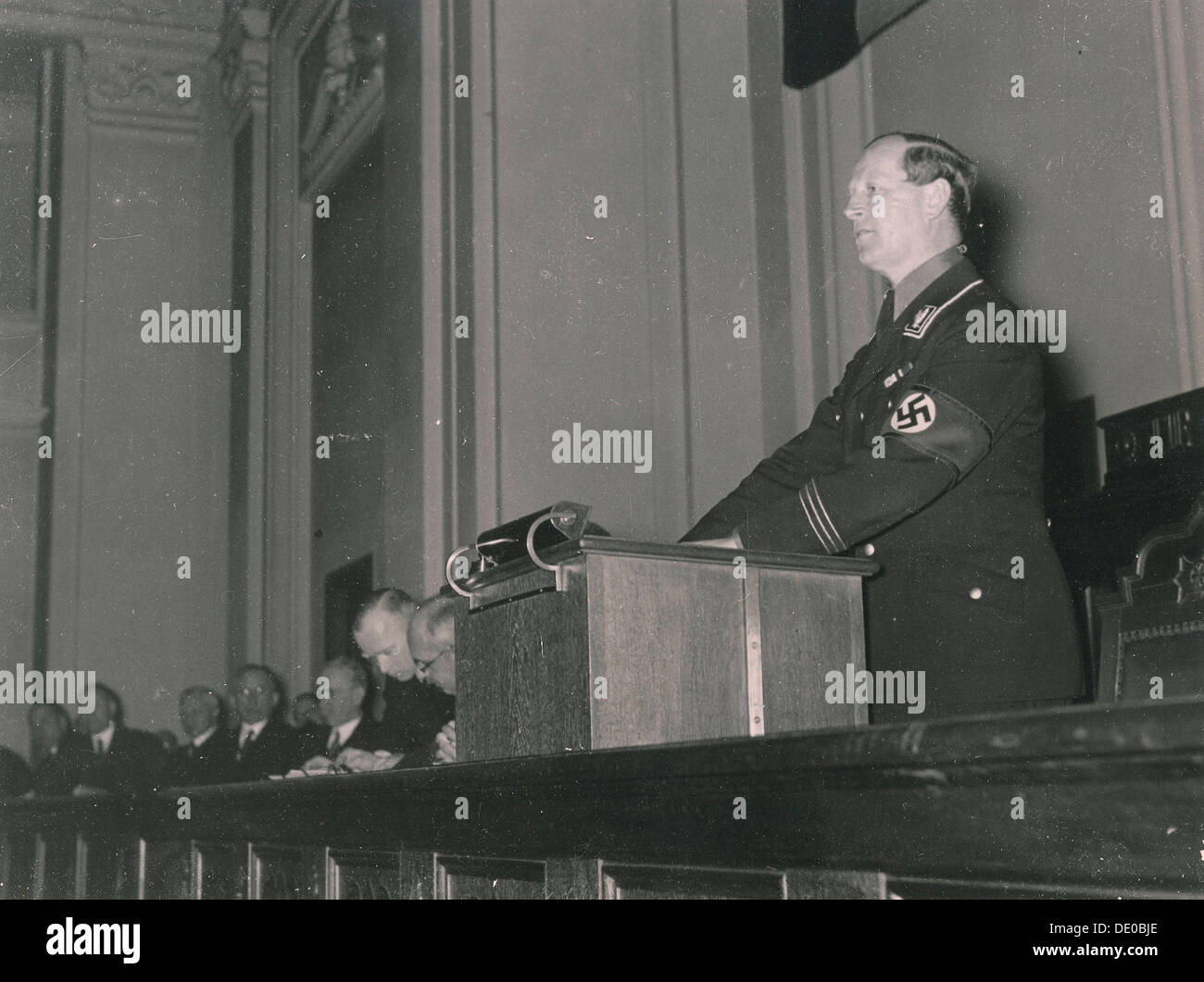 Kurt Schmitt, Reich tedesco il Ministro dell'Economia, C1933-c1934. Artista: sconosciuto Foto Stock