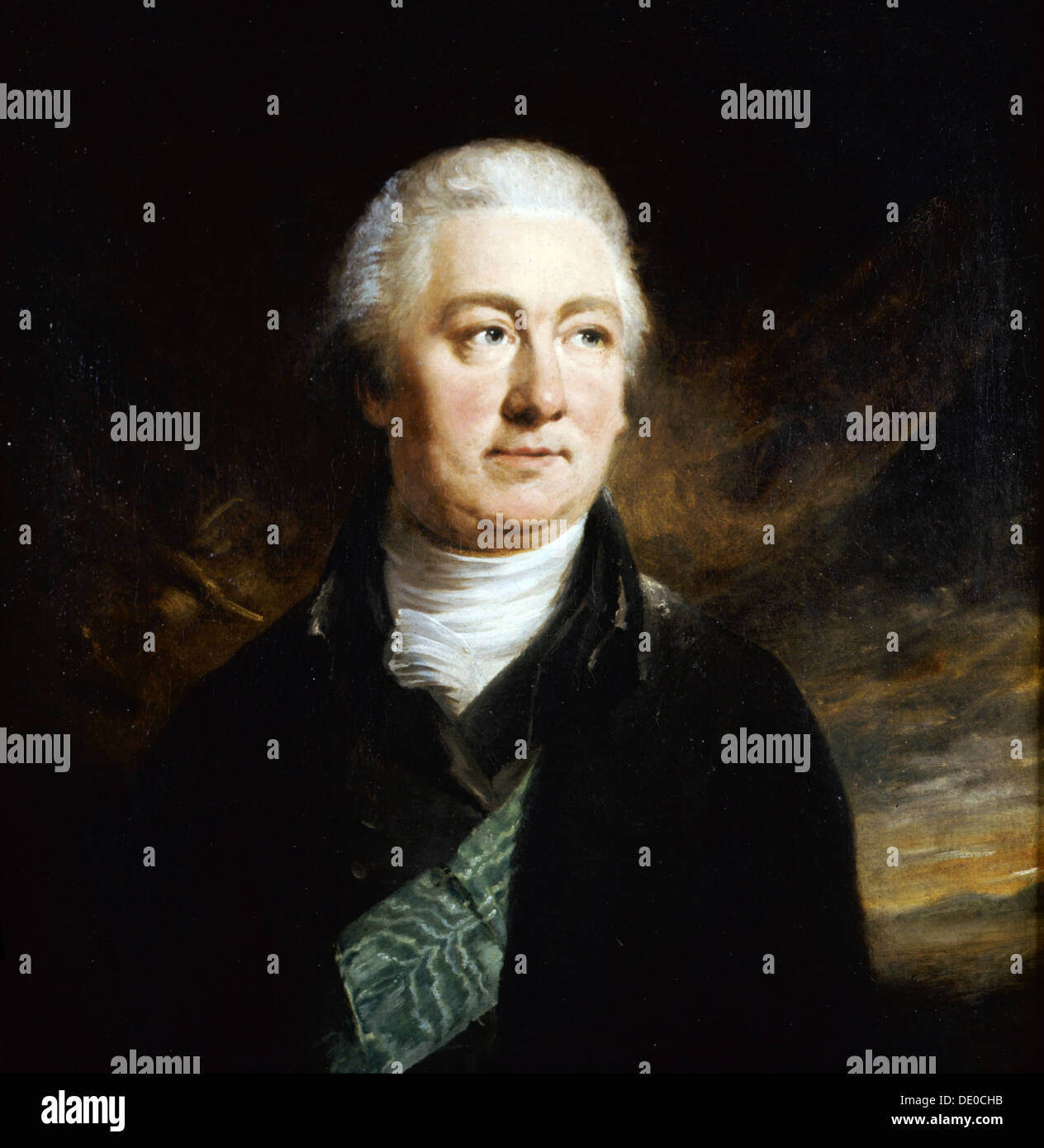 William Chalmers, svedese merchant e massone, tardo XVIII o inizio del XIX secolo. Artista: sconosciuto Foto Stock