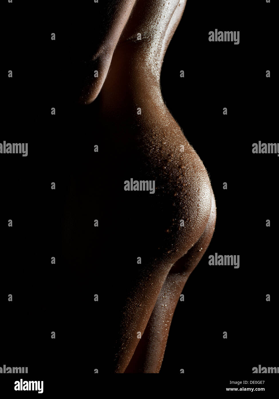 Bellissimo corpo nudo Foto Stock