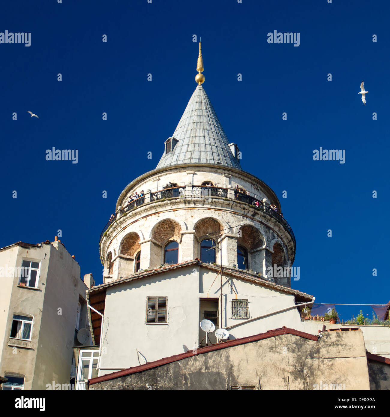 Torre di Galata a Istanbul, Turchia Foto Stock