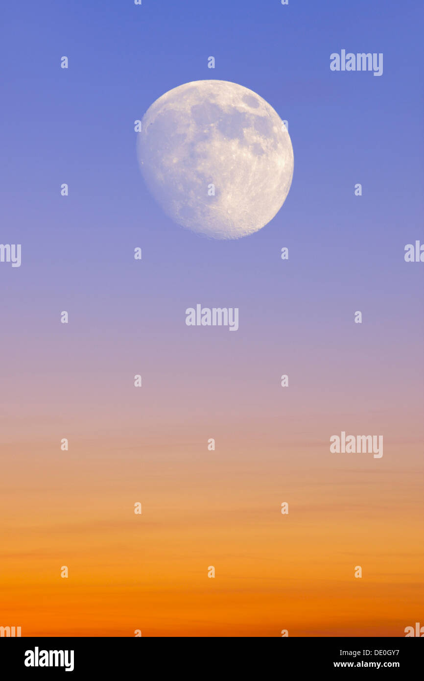 Sky con la luna, la composizione Foto Stock