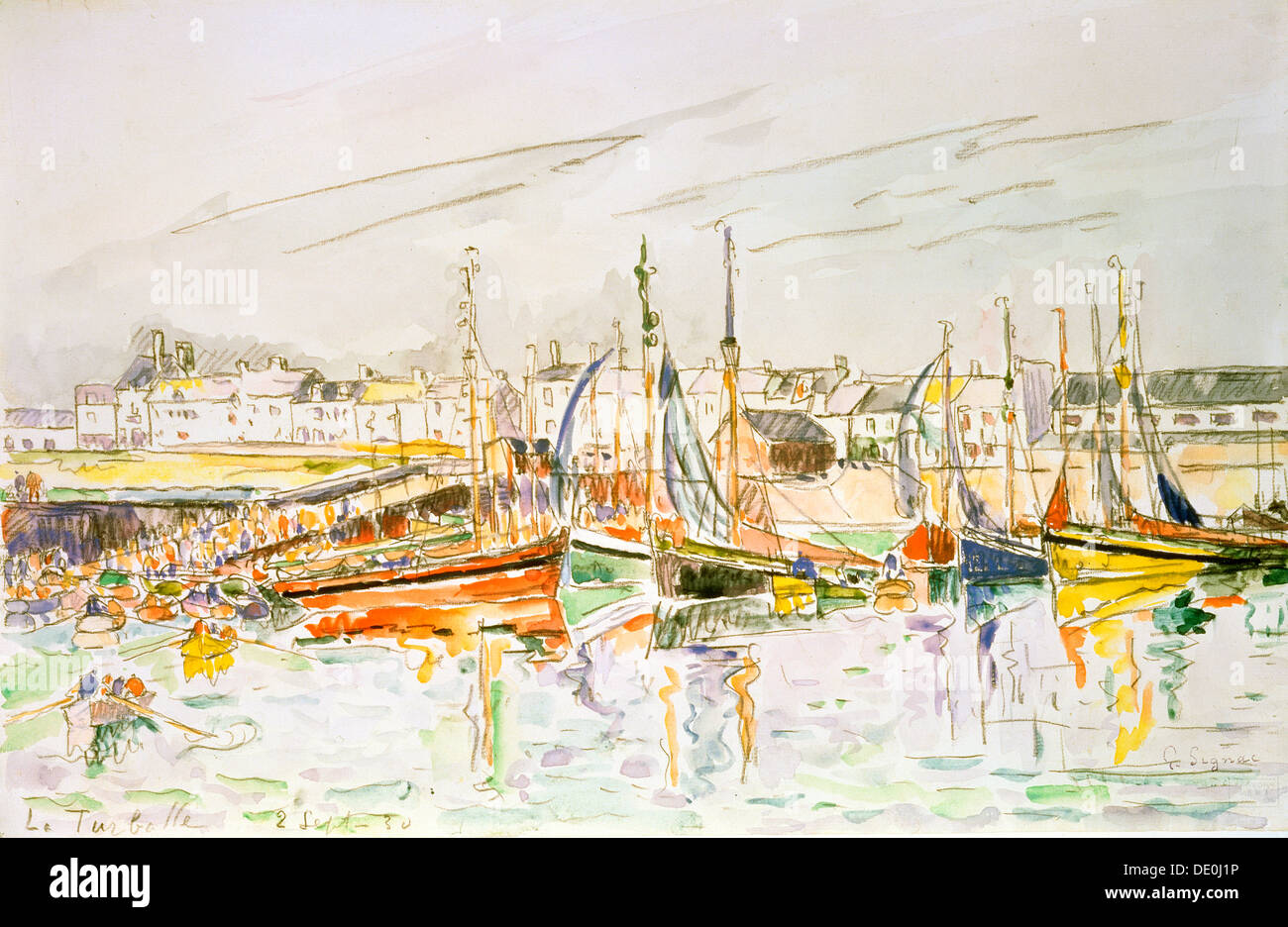 'La Turballe', 1930. Artista: Paul Signac Foto Stock