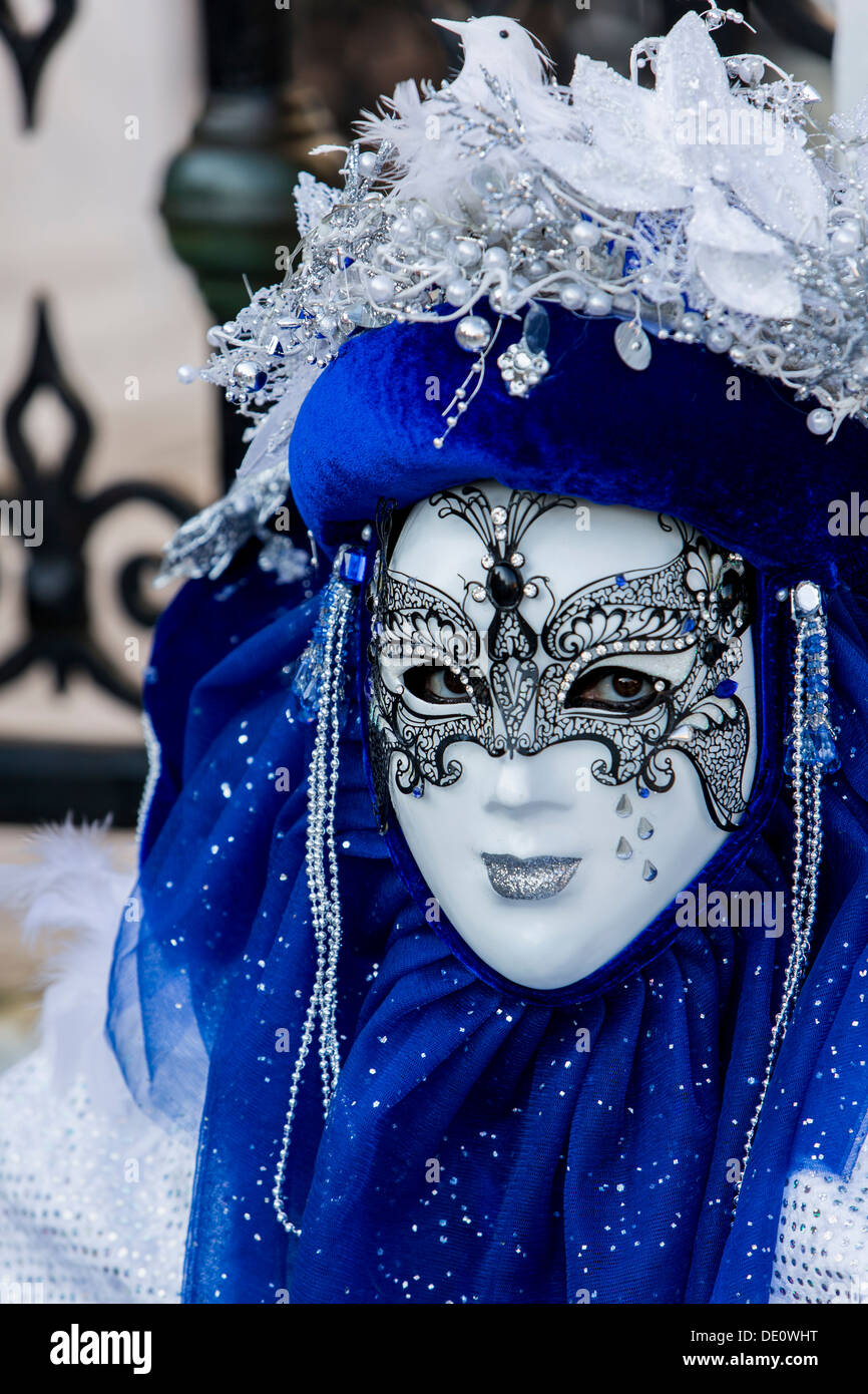 Veneziano tradizionale maschera di Carnevale Foto Stock