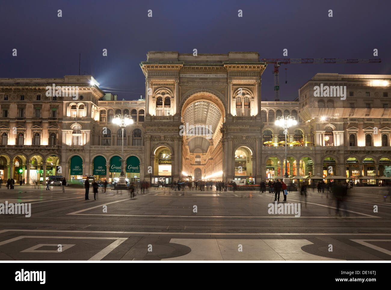 Geografia / viaggi, Italia, Lombardia, Milano, Piazza del Duomo Galleria Vittorio Emanuele II, Additional-Rights-Clearance-Info-Not-Available Foto Stock