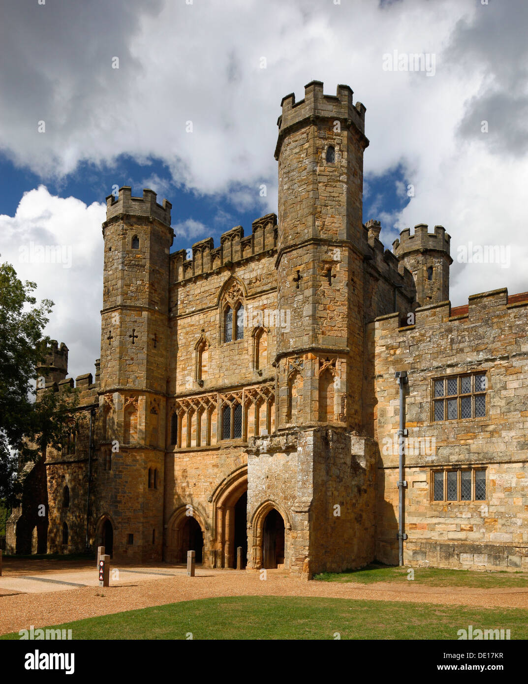 Abbazia di Battle Gatehouse Foto Stock