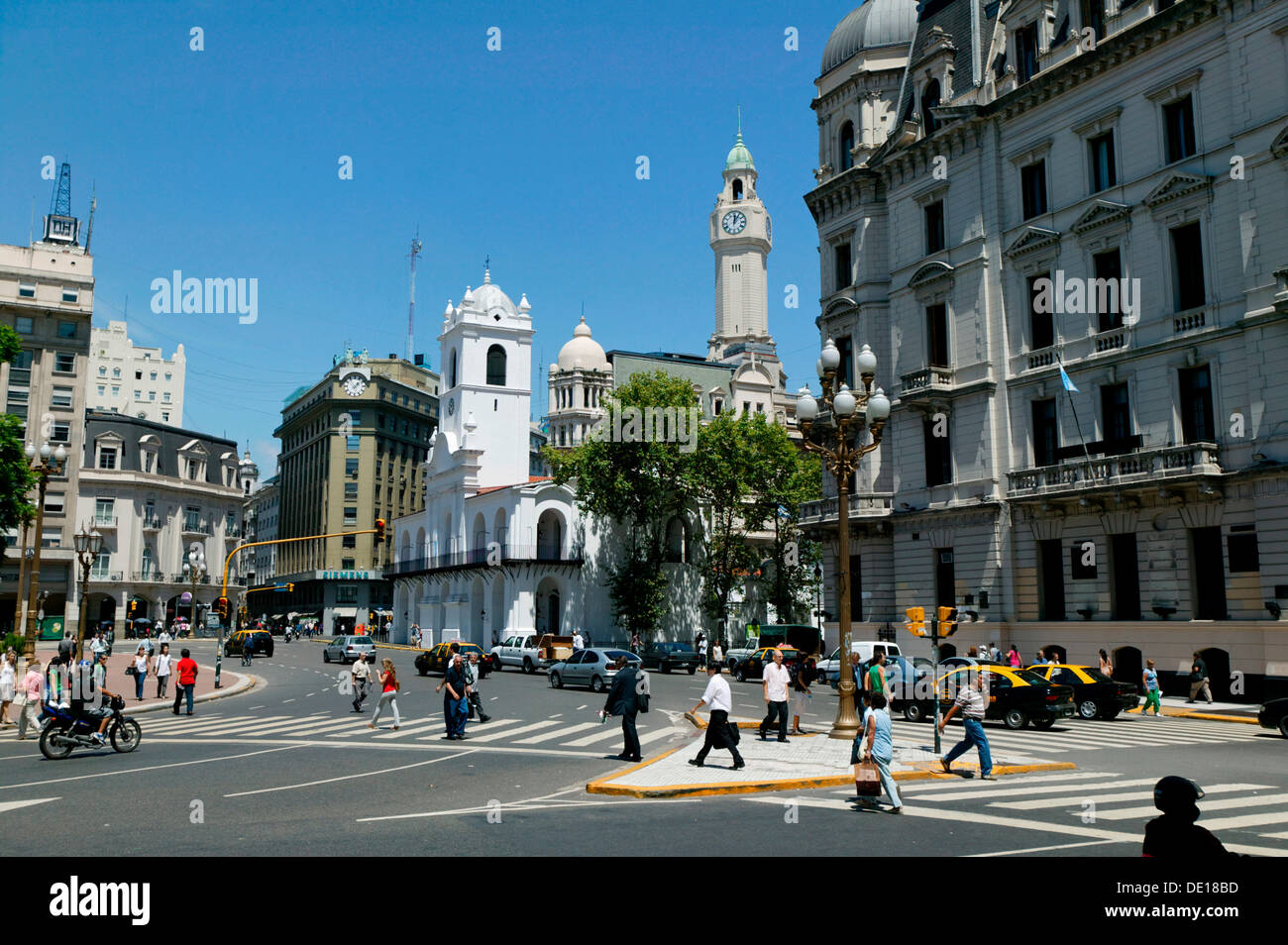 Plaza de Mayo, maggio Square, Buenos Aires, Argentina, Sud America Foto Stock