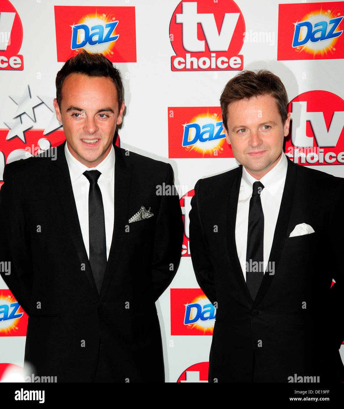 Londra, Regno Unito. Il 9 settembre 2013. Anthony McPartlin ; Declan Donnelly assiste il TV Choice Awards presso il Dorchester il 9 settembre 2013. Credito: Peter Phillips/Alamy Live News Foto Stock