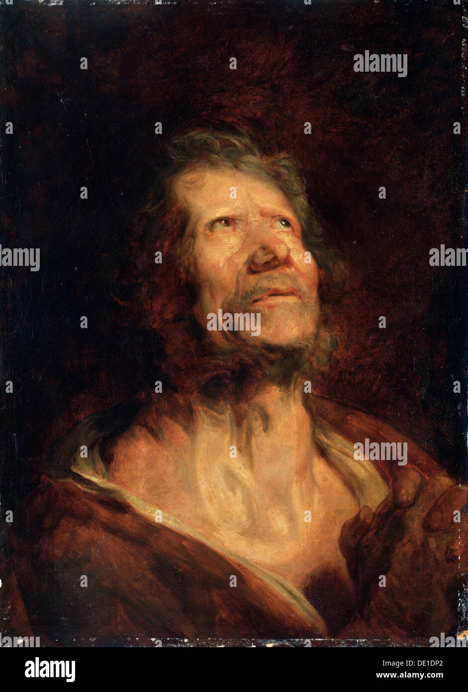 "L Apostolo Pietro", 1617-1618. Artista: Anthony van Dyck Foto Stock