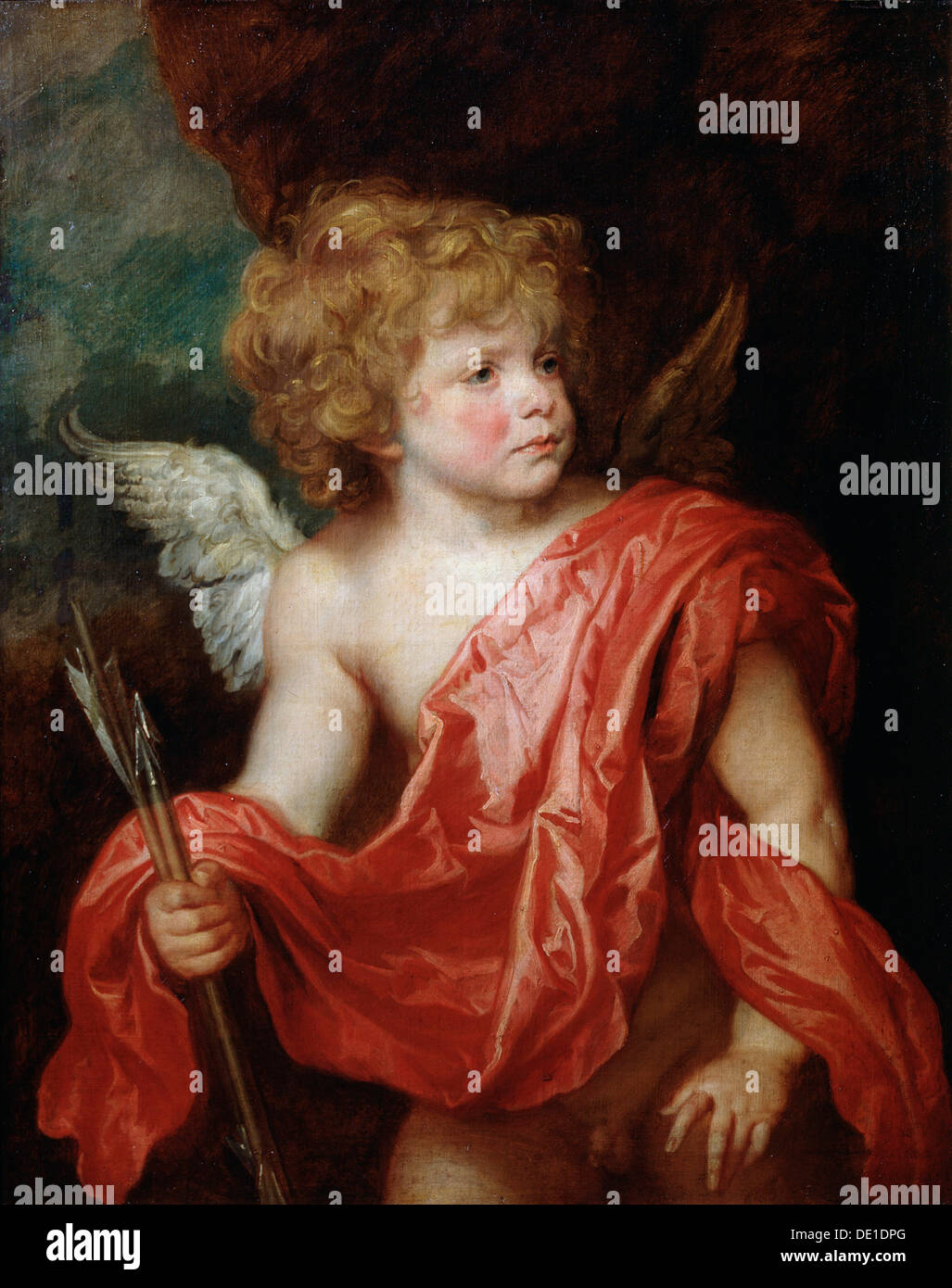 "Cupido', all'inizio del XVII secolo. Artista: Anthony van Dyck Foto Stock