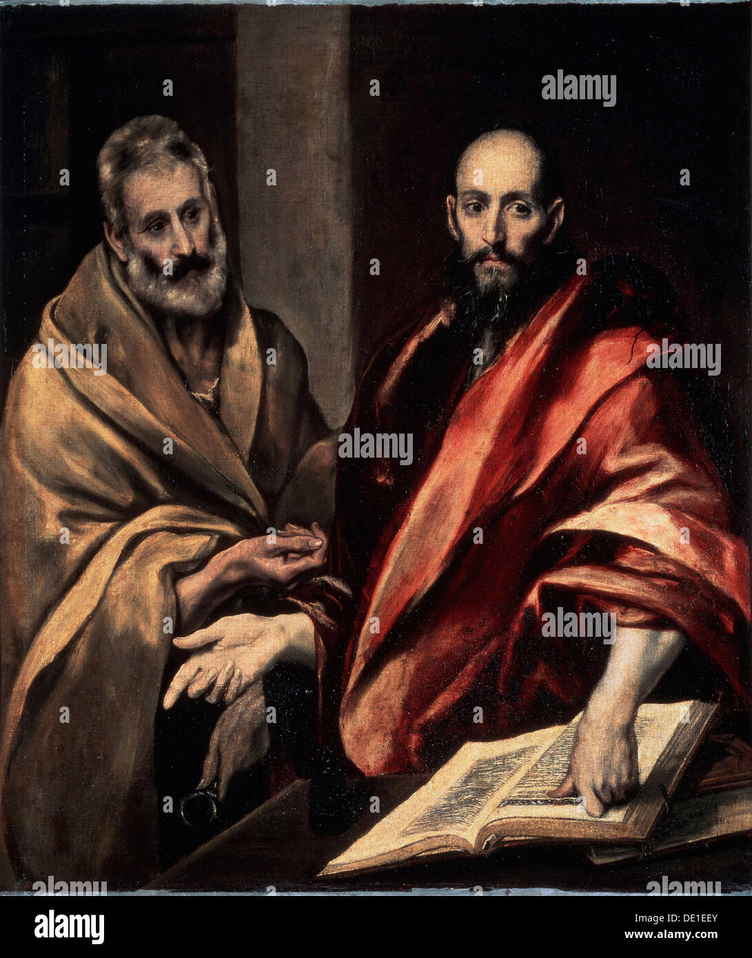 "Gli apostoli Pietro e Paolo", 1587-1592. Artista: El Greco Foto Stock