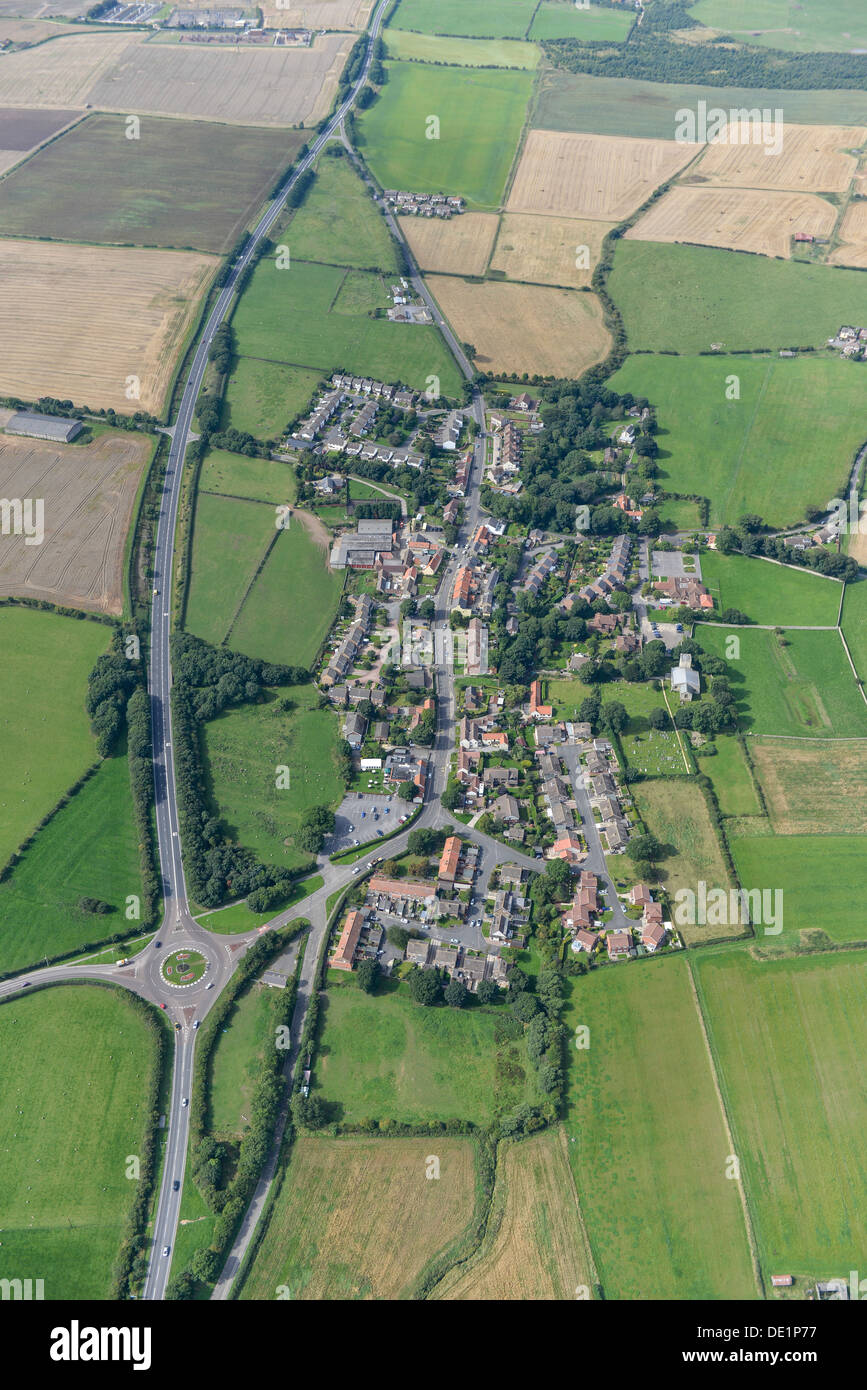 Fotografia aerea di Hart nella Contea di Durham Foto Stock