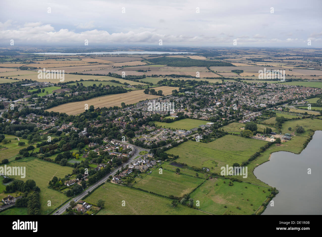 Fotografia aerea di Brampton in Cambridgeshire Foto Stock