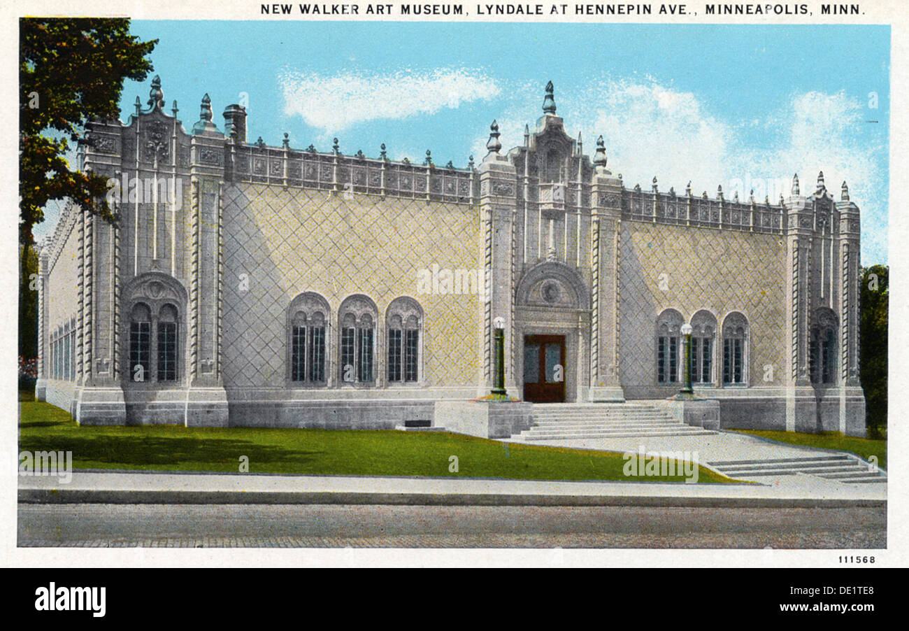 Nuovo Walker Art Museum di Hennepin Avenue, Minneapolis, Minnesota, USA, 1926. Artista: sconosciuto Foto Stock