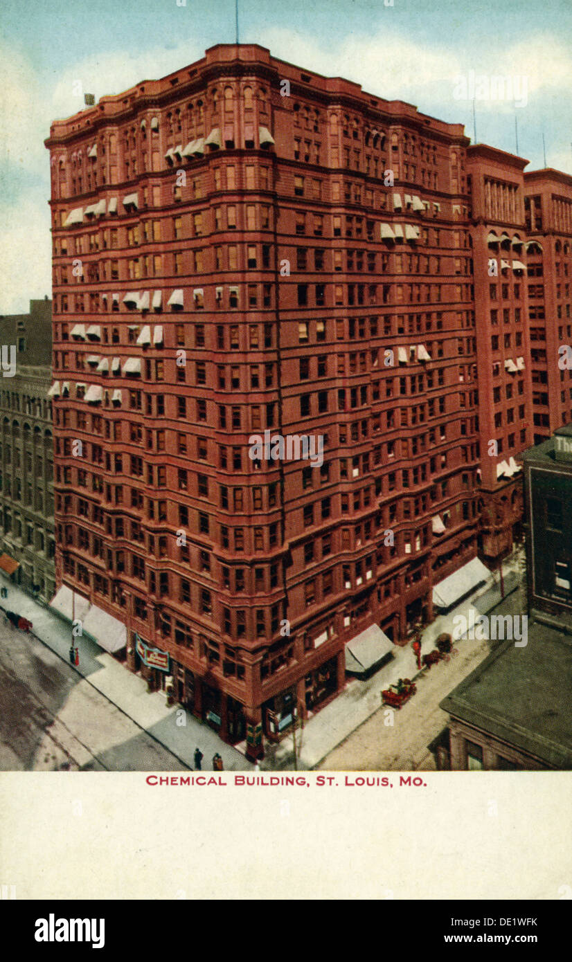 Edificio Chimica, St Louis, Missouri, Stati Uniti d'America, 1910. Artista: sconosciuto Foto Stock