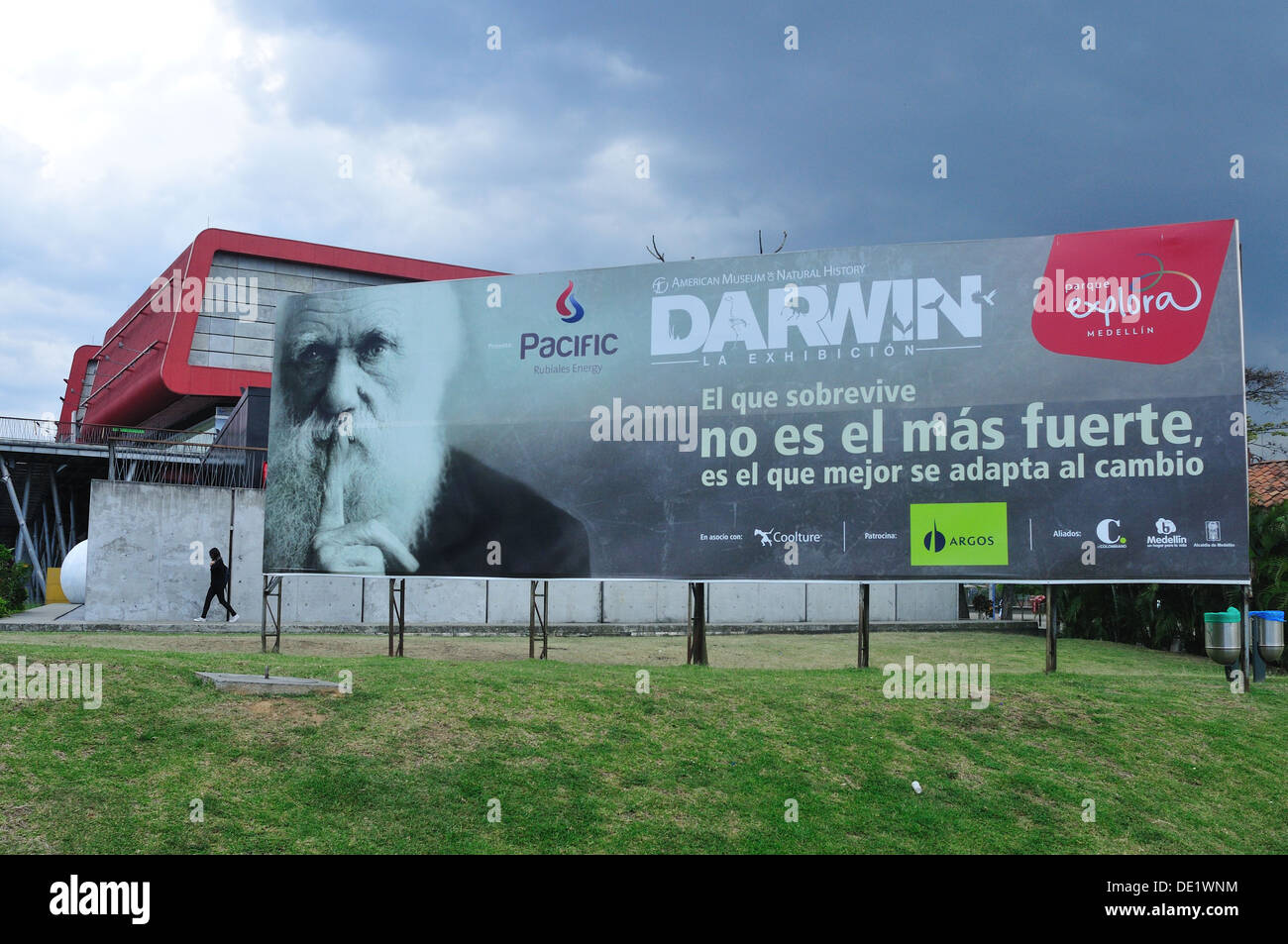 Mostra su Darwin- Parque Explora in MEDELLIN .dipartimento di Antioquia. COLOMBIA Foto Stock