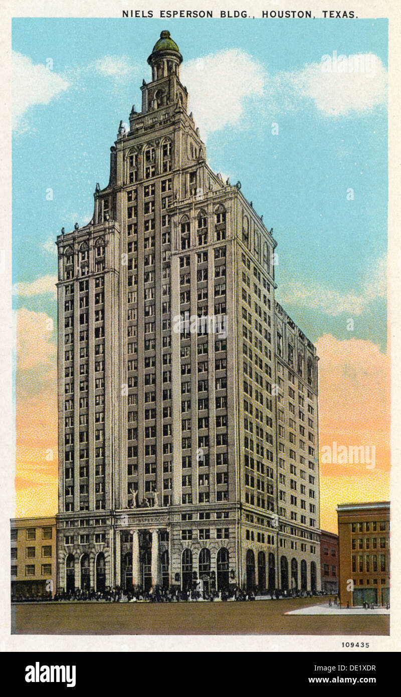 Niels Esperson Edificio, Houston, Texas, Stati Uniti d'America, c1927. Artista: sconosciuto Foto Stock