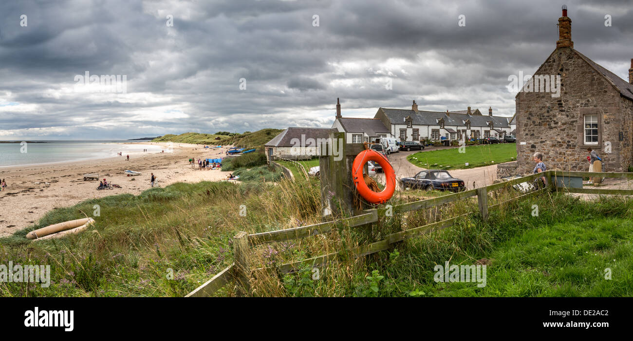 Viste della Bassa Newton village, Northumberland, England, Regno Unito, GB Foto Stock