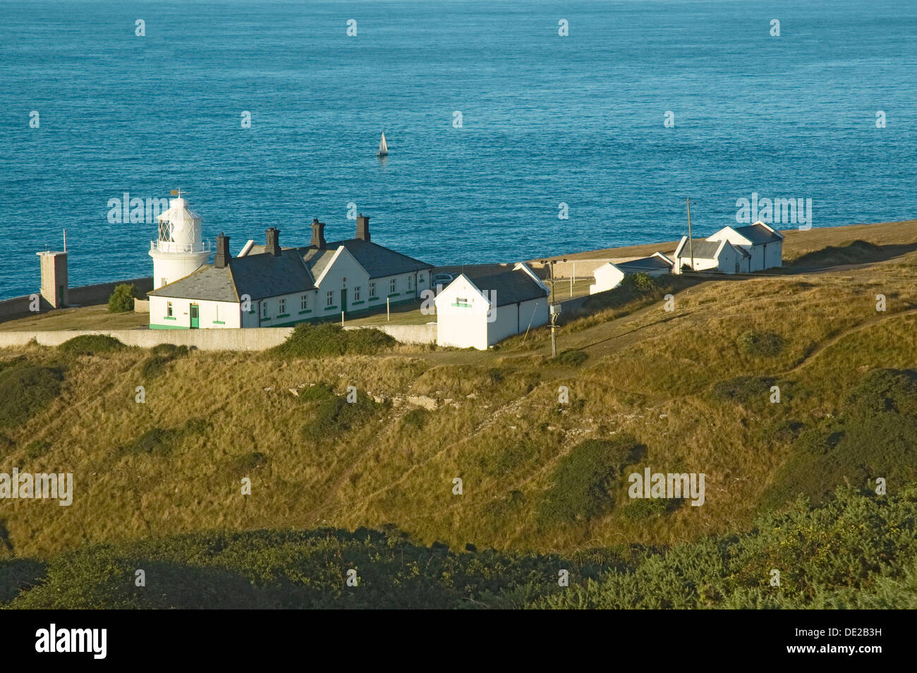 Faro, Ludleigh Cove, Dorset, Sud Inghilterra England Foto Stock