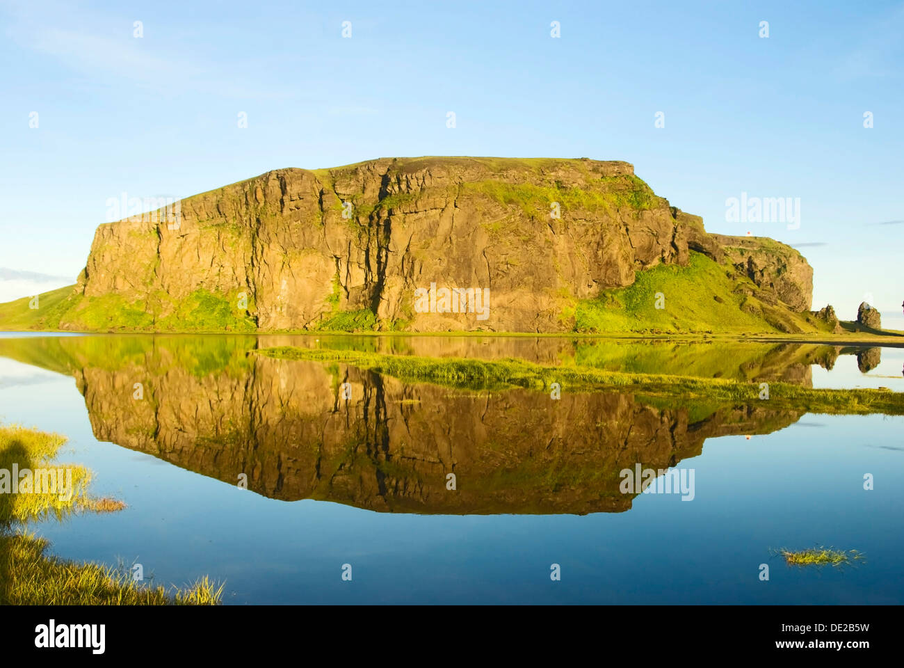 Vik mi Myrdal, Myrdalssandur pianure, entroterra, Islanda, Europa Foto Stock