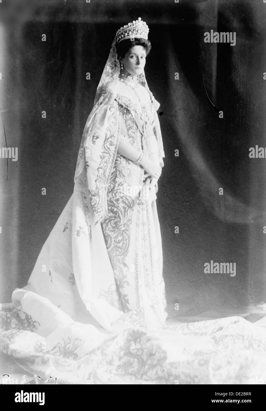 Tsarina Alexandra della Russia, nei primi anni del XX secolo. Artista: Anon Foto Stock