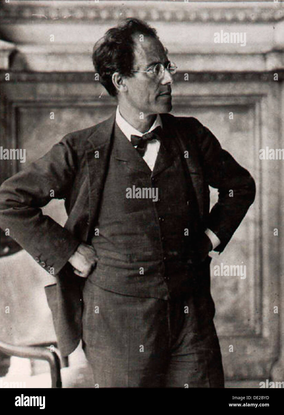 Gustav Mahler, il compositore austriaco e il conduttore, 1900s. Artista: Anon Foto Stock