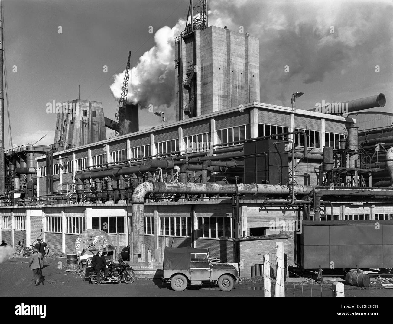 Manvers carbone impianto di trasformazione, Wath su Dearne, vicino a Rotherham, South Yorkshire, Gennaio 1957. Artista: Michael Walters Foto Stock
