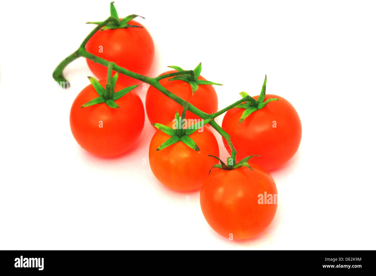 Pomodori di ciliegia Foto Stock