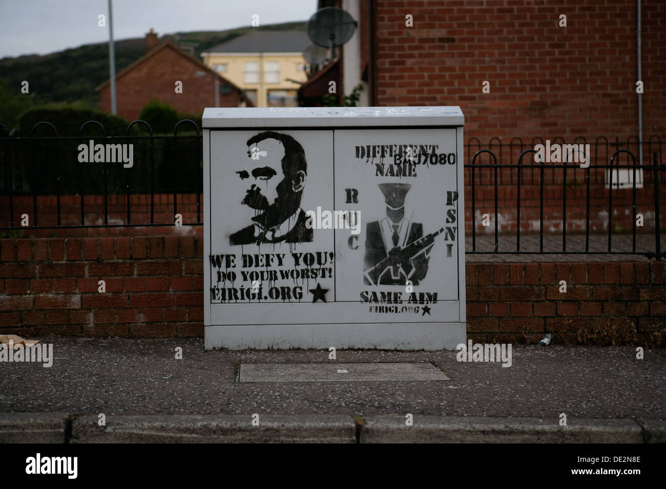 Il 28 agosto 2013. Impresse immagine di James Connolly, Sinn Fein, ultimo membro del 1916 Pasqua in aumento Foto Stock