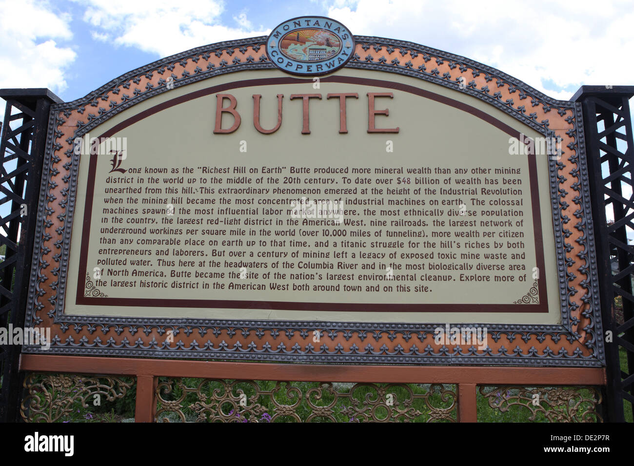 Butte Foto Stock