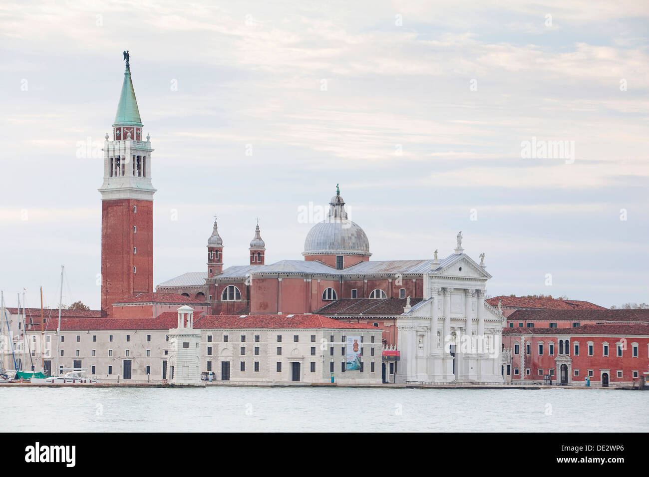 Chiesa di san giorgio maggiore, da piazza San Marco, Venezia, venezien, Italia Foto Stock