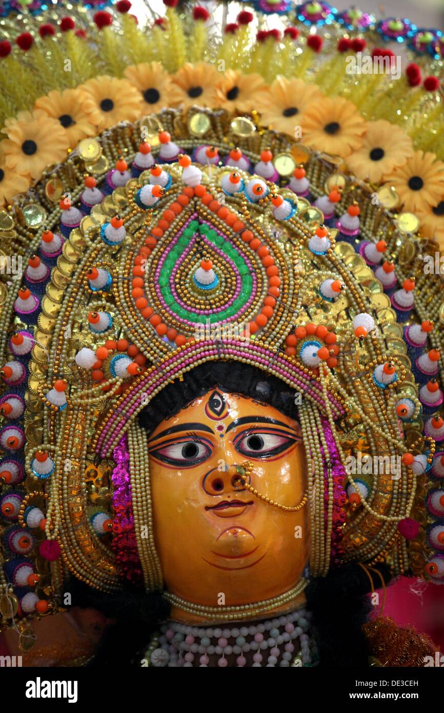 Tradizionale maschera indiano, India, Asia Foto stock - Alamy