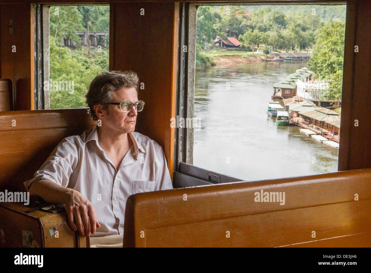 La ferrovia uomo 2013 Archer Street Productions film con Colin Firth come Eric Lomax Foto Stock