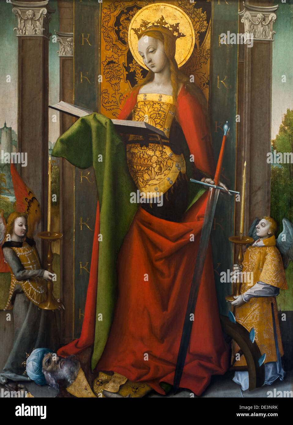 Xvi secolo - Sainte Catherine, 1507 - Claude Philippe Guinet Sauvan-Magnet / Museo attivo Foto Stock