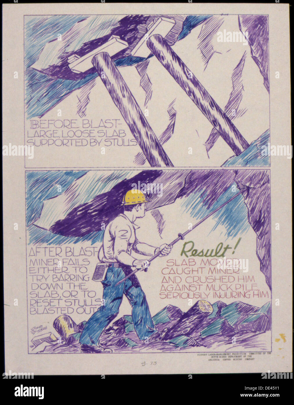 Questo manifesto propagandistico della seconda guerra mondiale promuove la partecipazione in tempo di guerra e sottolinea l'importanza di sostenere lo sforzo nazionale, probabilmente incoraggiando i cittadini a contribuire alla produzione o all'arruolamento della difesa. Foto Stock