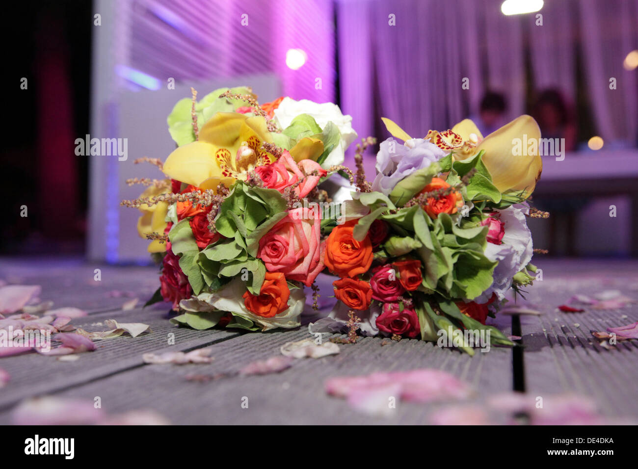 Decorazioni per matrimoni Foto Stock