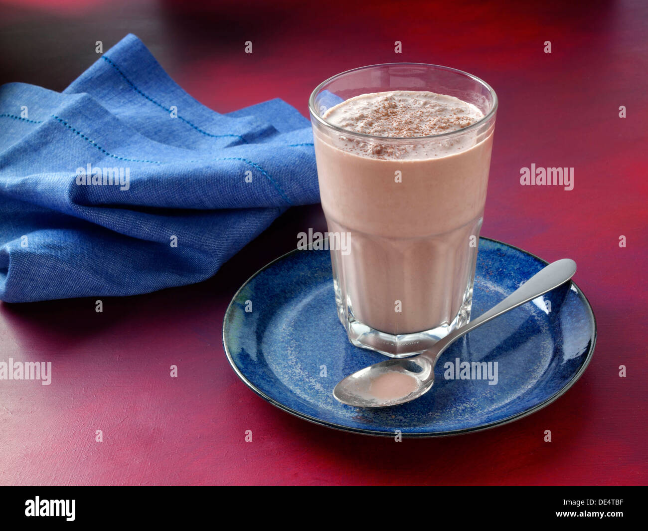 Cioccolato frullato di arachidi Foto Stock