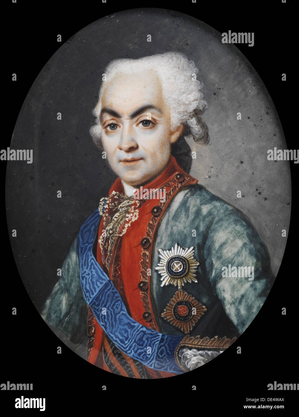 Il principe Nikolai Vasilyevich Repnin (1734-1801), dopo il 1792. Artista: Anonimo Foto Stock