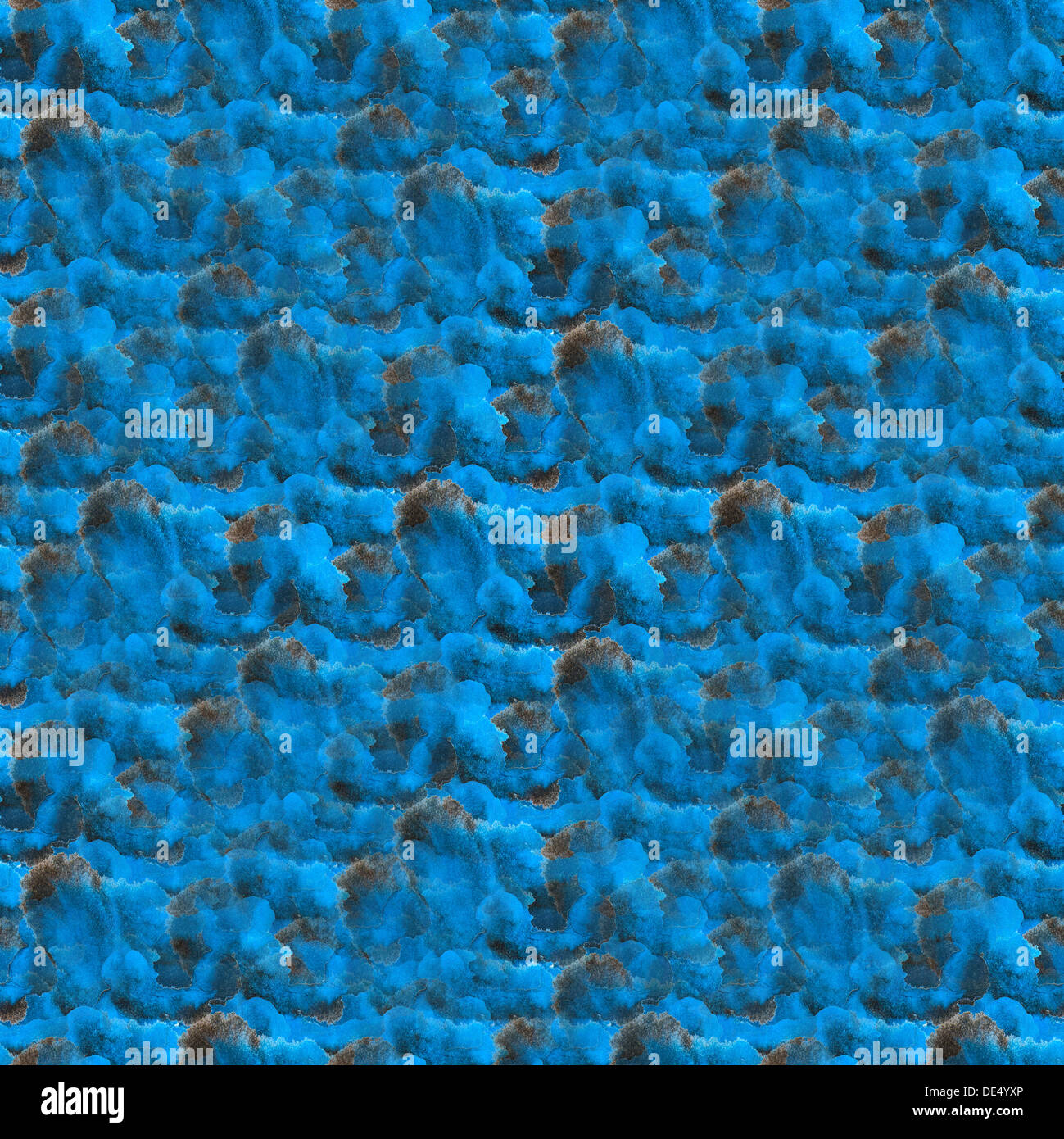 Lo sfondo blu vernice nero acquerello seamless texture con macchie e striature Foto Stock Lo sfondo blu vernice nero acquerello seamless texture con macchie e striature Foto Stock