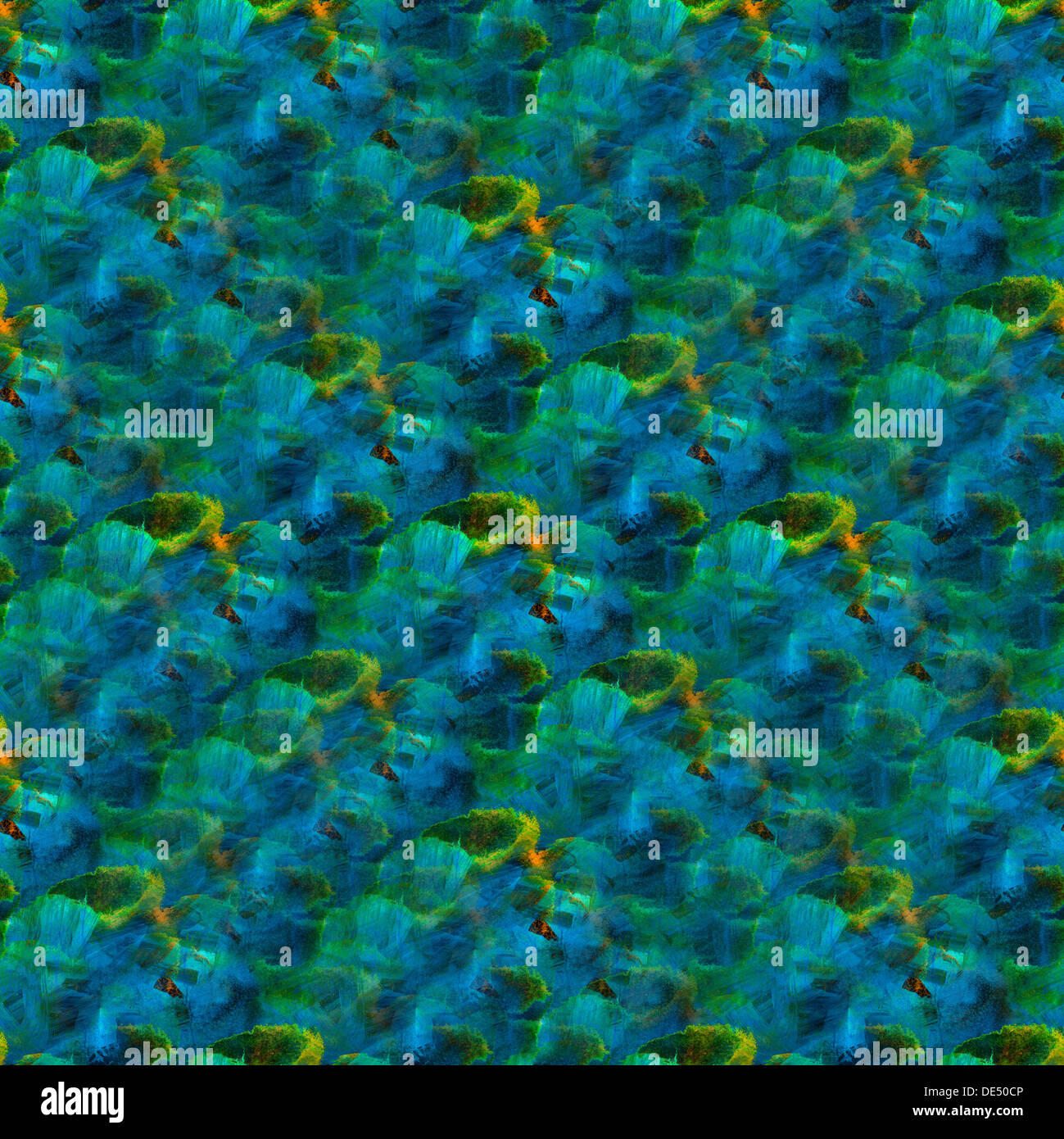 Sfondo nero verde blu vernice acquerello seamless texture con macchie e striature Foto Stock Sfondo nero verde blu vernice acquerello seamless texture con macchie e striature Foto Stock