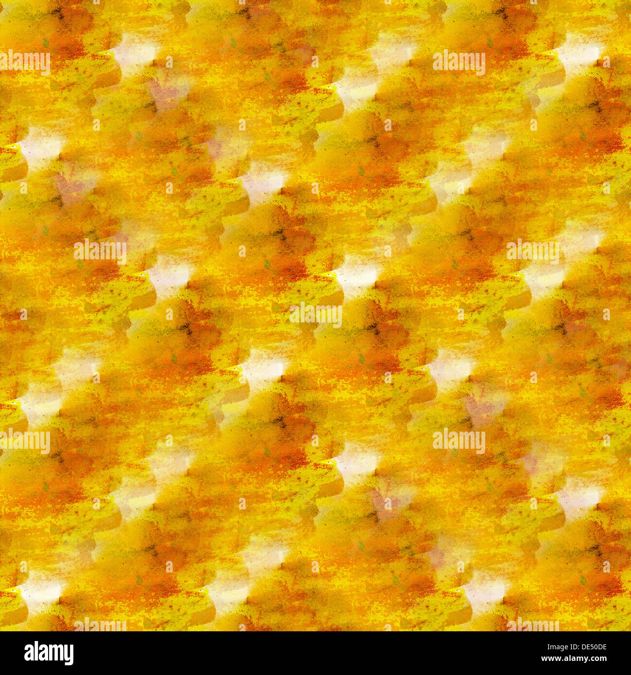 Carta da parati acquerello di vernice rosso giallo seamless texture con macchie e striature Foto Stock Carta da parati acquerello di vernice rosso giallo seamless texture con macchie e striature Foto Stock