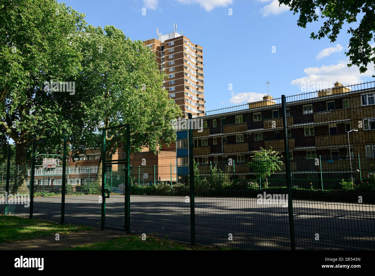 Appartamenti sociali a Londra, Regno Unito Foto Stock